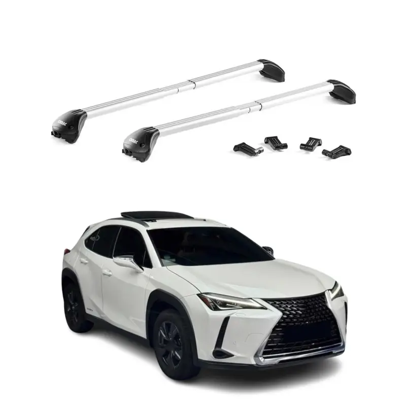 Direktkauf Dachträger Grundtäger für Lexus UX 2019-2026 100kg Aluminium Silber 2x ABE