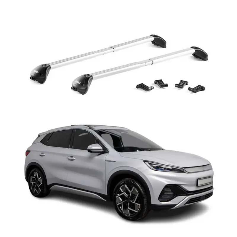 Dachträger Grundtäger für BYD Atto 3 2023-2026 100kg Aluminium Silber 2 tlg ABE Sonderaktion