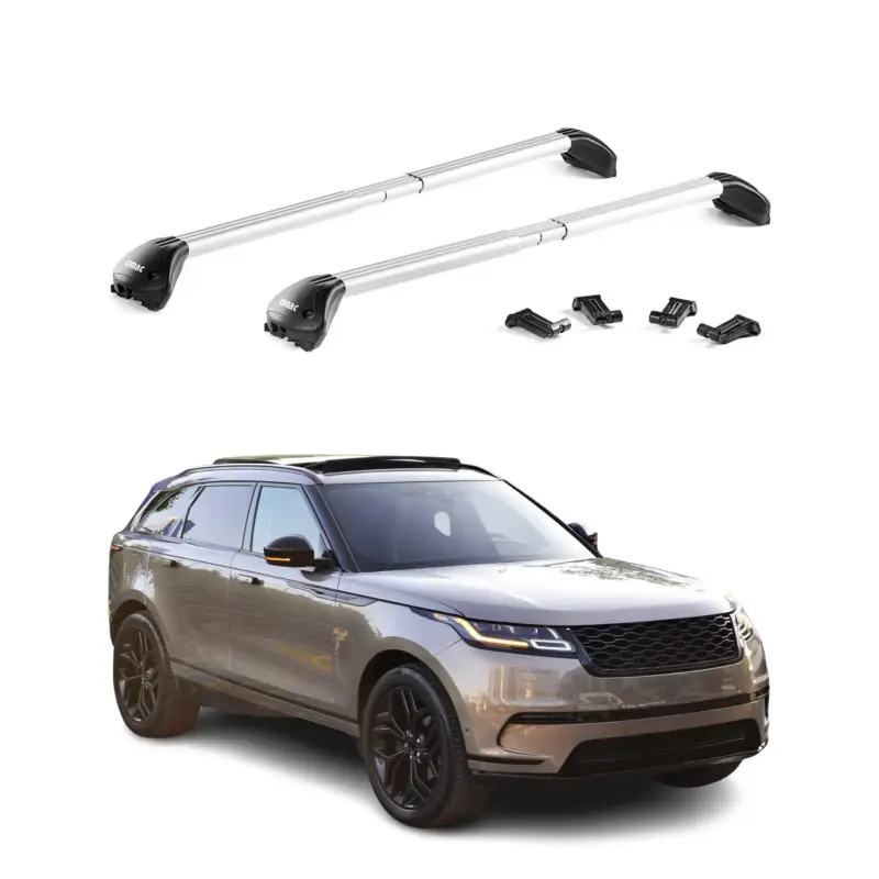 Begrenztes Angebot Dachträger für Land Rover Range Rover Velar 2017-2026 100kg Alu Silber 2x ABE