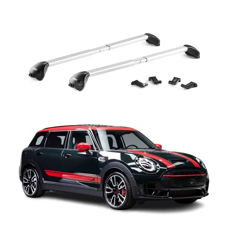 Dachträger Grundtäger für Mini Clubman F54 2015-2024 100kg Alu Silber 2 tlg ABE Top-Preis