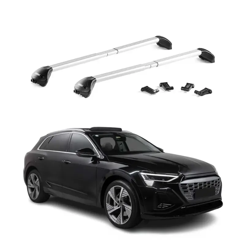 Dachträger Grundtäger für Audi Q8 2018-2026 100kg Aluminium Silber 2x ABE Jetzt Kaufen