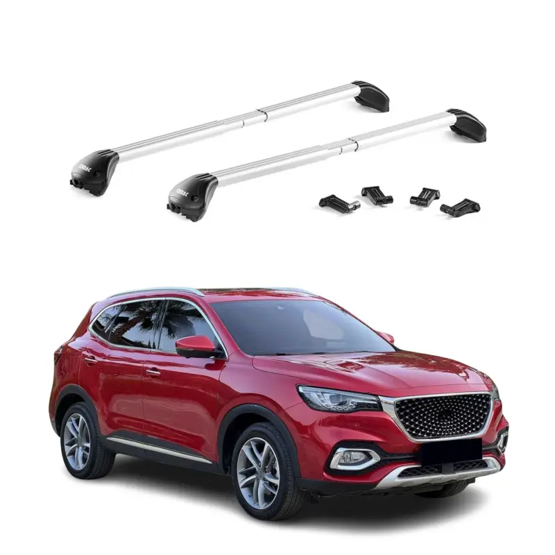 Dachträger Grundtäger für MG EHS 2021-2026 100kg Aluminium Silber 2 tlg ABE Solange Der Vorrat Reicht