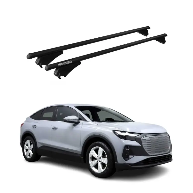 Saisonangebot Menabo Dachträger Grundtäger für Audi Q4 e-tron 2021-2026 75kg Alu Schwarz 2 tlg