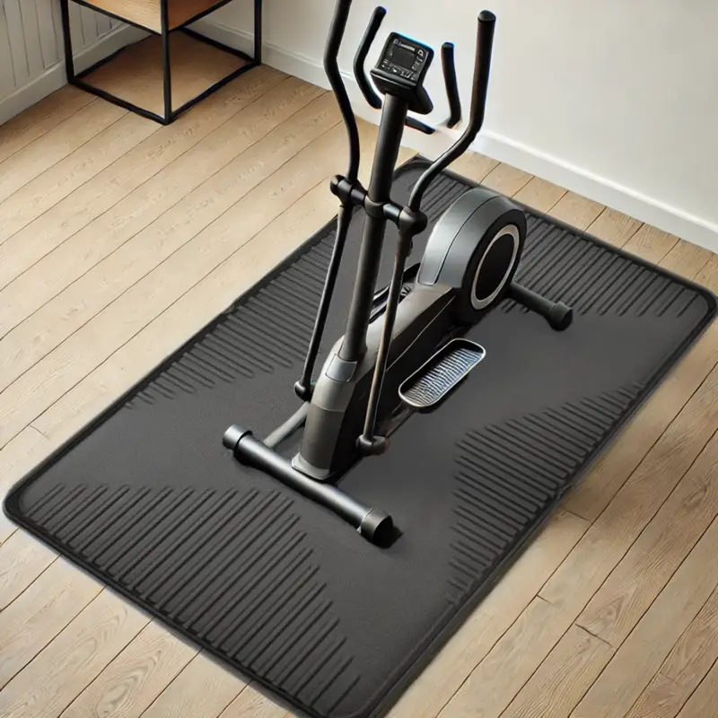 Schnäppchen OMAC Fahrradmatte Antirutsch Bodenschutzmatte Mehrzweckmatte 115x75cm Gummi