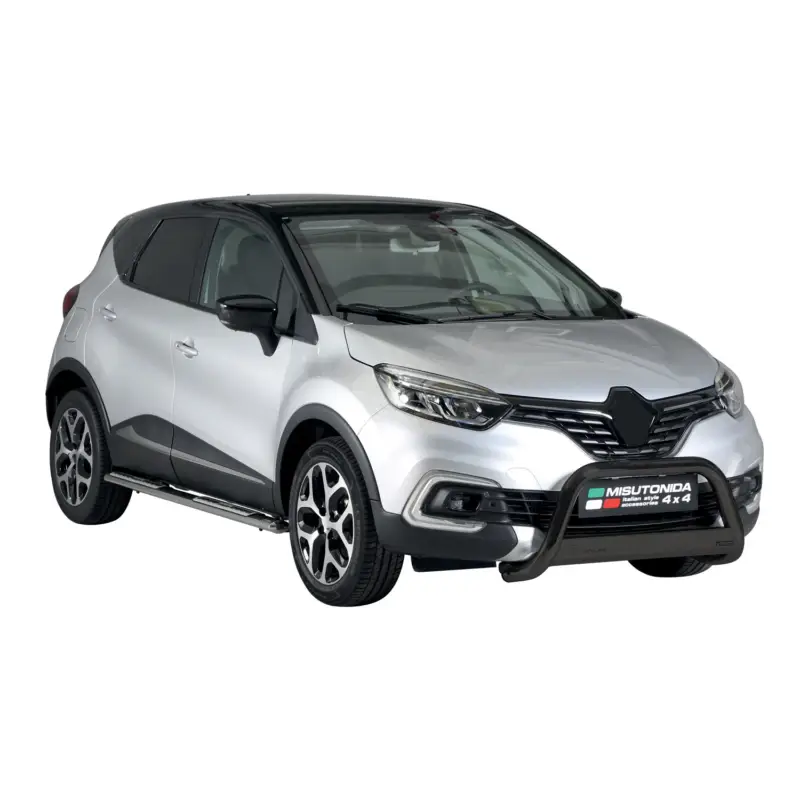 Saisonangebot Frontbügel Frontschutzbügel für Renault Captur 2017-2019 Schwarz ø63mm Stahl
