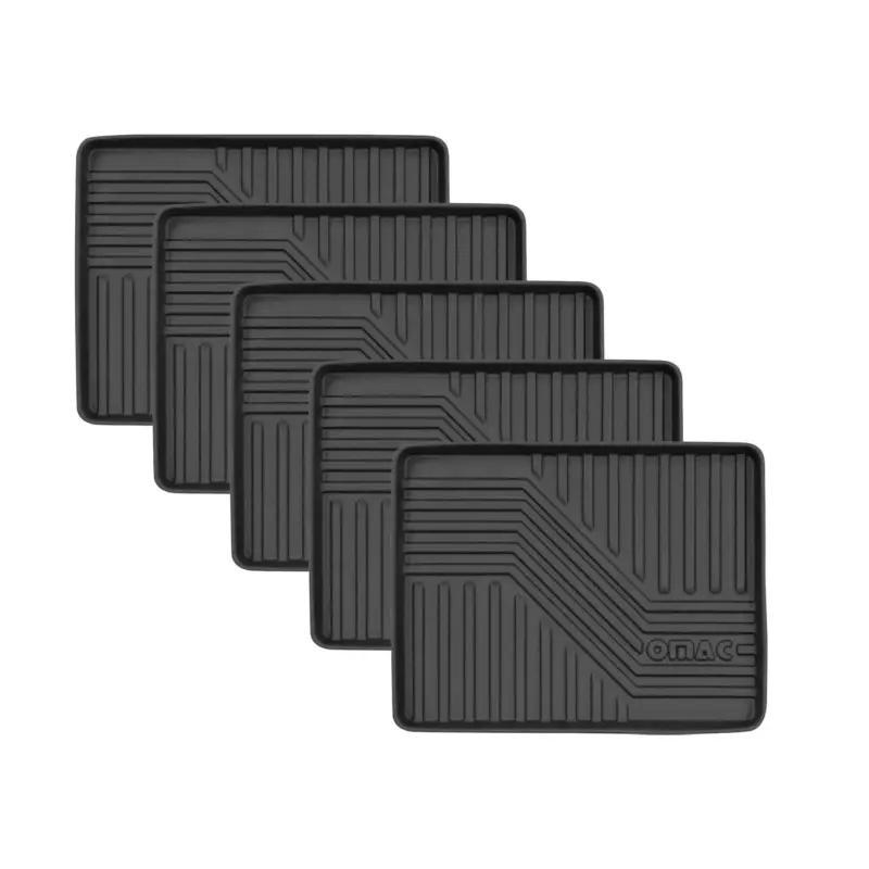 5x OMAC Schuhmatte Sauberlaufmatte Abtropfschale Napfunterlage 43x33cm Unterlage Billig