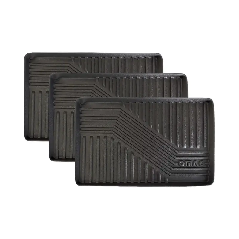 3x OMAC Schuhmatte Sauberlaufmatte Abtropfschale Napfunterlage 58x38cm Unterlage Saisonangebot