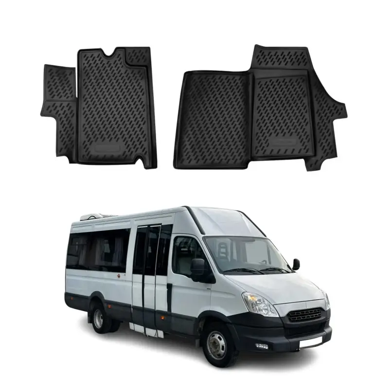 Angebot OMAC Gummimatten Fußmatten für Peugeot Boxer 2006-2024 TPE Automatten Schwarz 2x