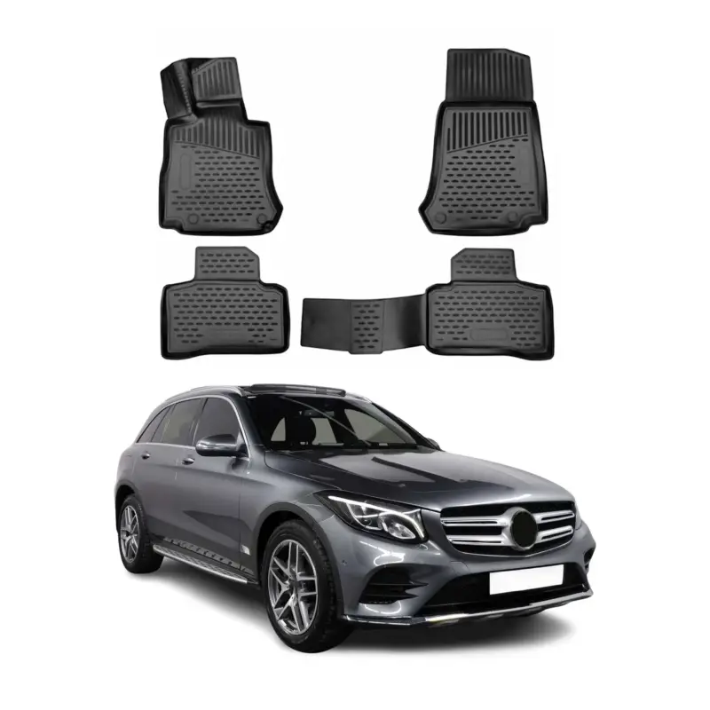 Online Kaufen OMAC Gummi Fußmatten für Mercedes GLC X253 C253 2015-2022 TPE Automatten