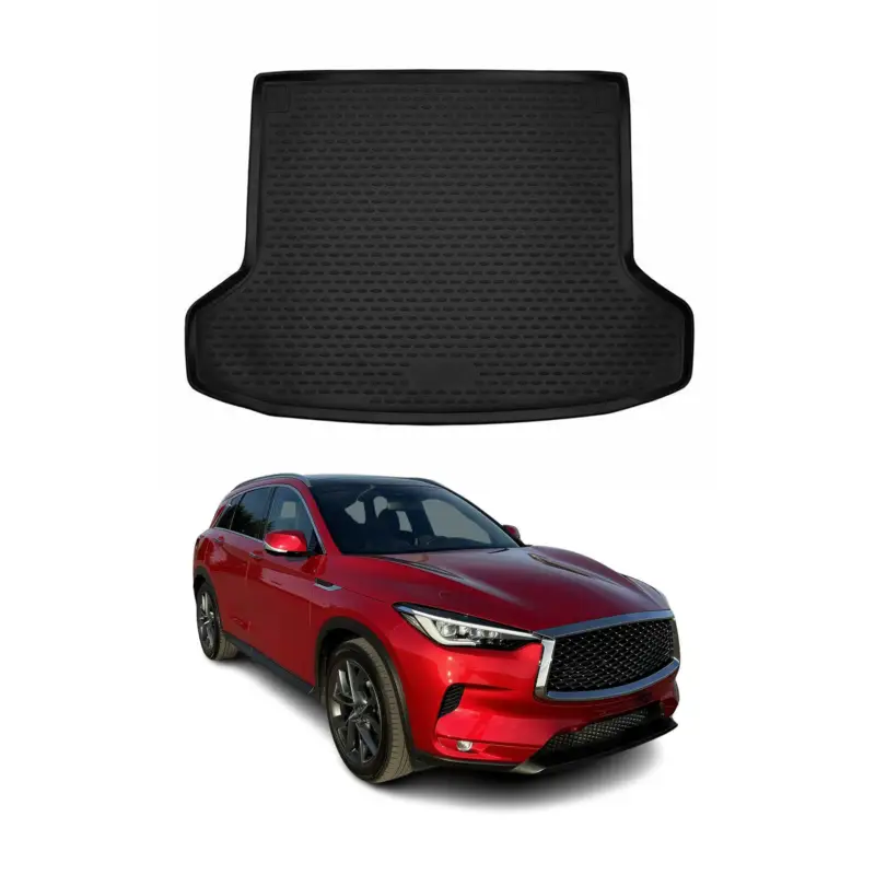 Kofferraummatte Kofferraumwanne für Infiniti QX50 2018-2021 Gummi TPE Schwarz Versand Am Gleichen Tag