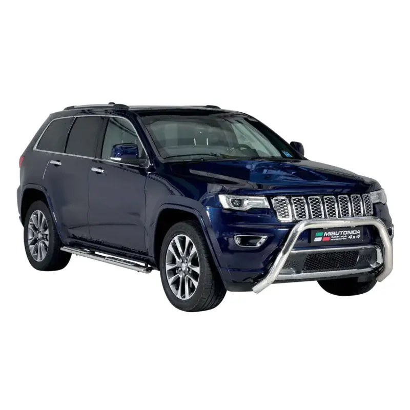 Stahl Seitenschweller Schwellerrohre für Jeep Grand Cherokee 2015-2021 Silber Neue Ware