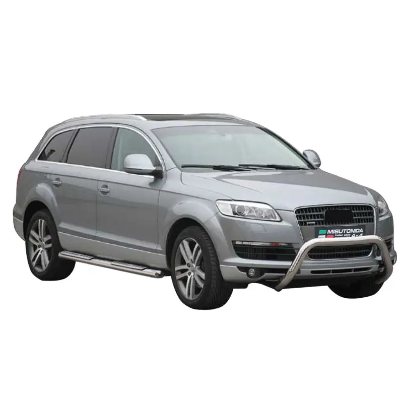 Stahl Seitenschweller Schwellerrohre für Audi Q7 4L 2006-2015 Silber Markenprodukt