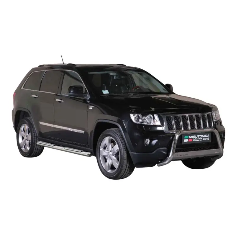 Edelstahl Seitenschweller Schwellerrohre für Jeep Grand Cherokee 2010-2013 Grau Neue Kollektion