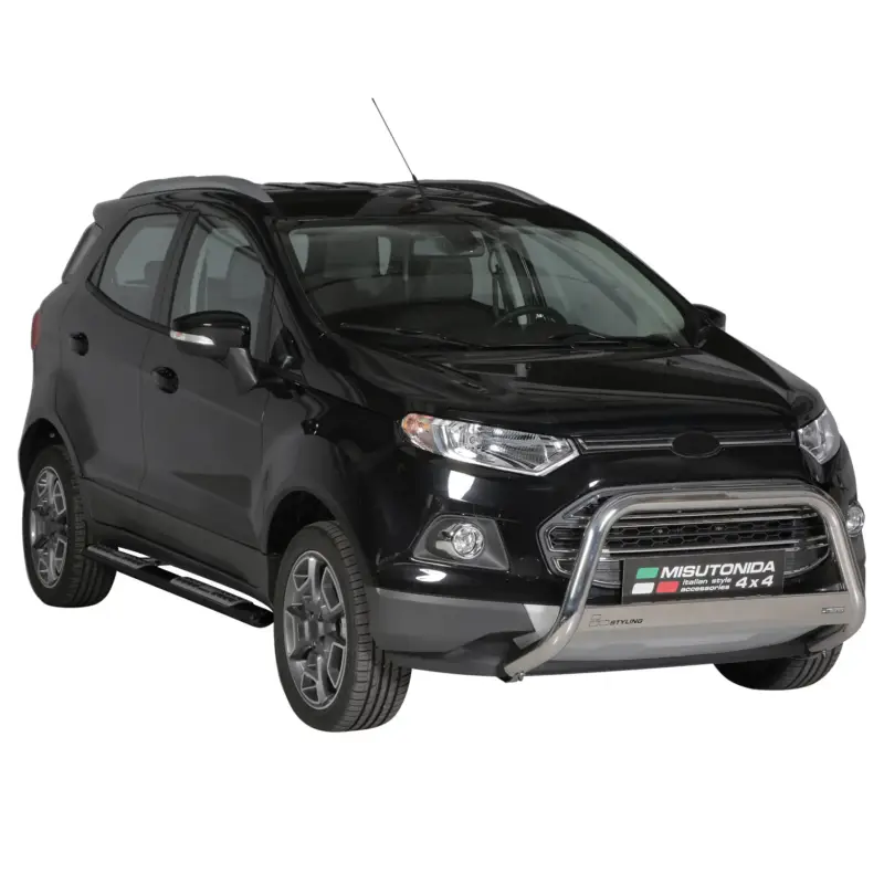 Neue Ware Edelstahl Seitenschweller Schwellerrohre für Ford Ecosport 2013-2017 Schwarz