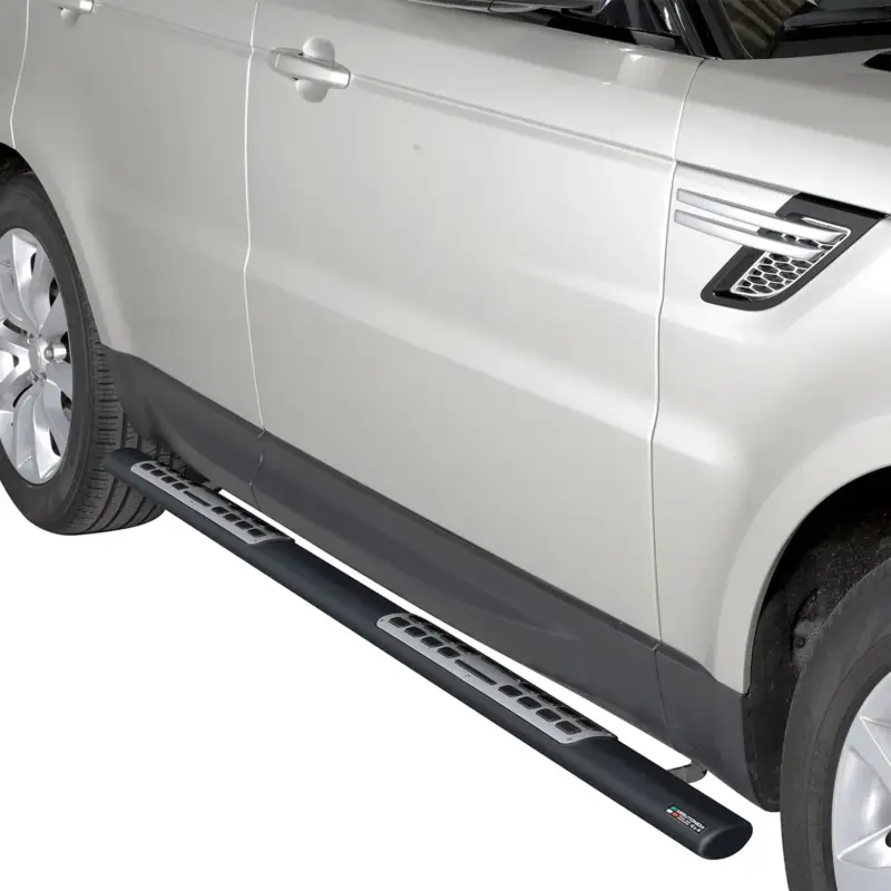Stahl Seitenschweller Schwellerrohre für Range Rover Sport 2014-2017 Schwarz Begrenztes Angebot