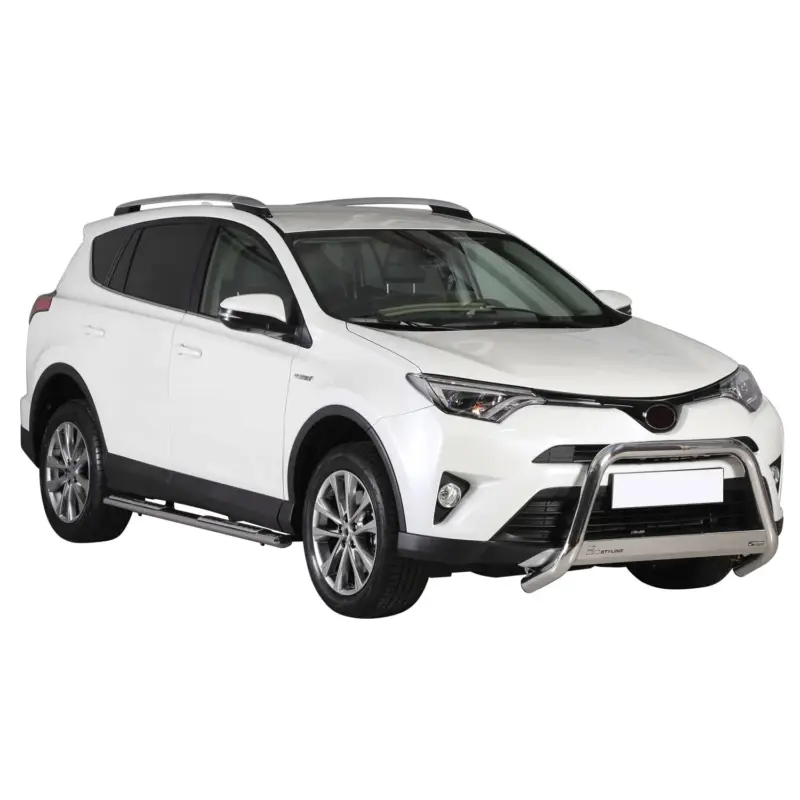 Stahl Seitenschweller Schwellerrohre für Toyota RAV4 2013-2018 Silber Preis Gesenkt