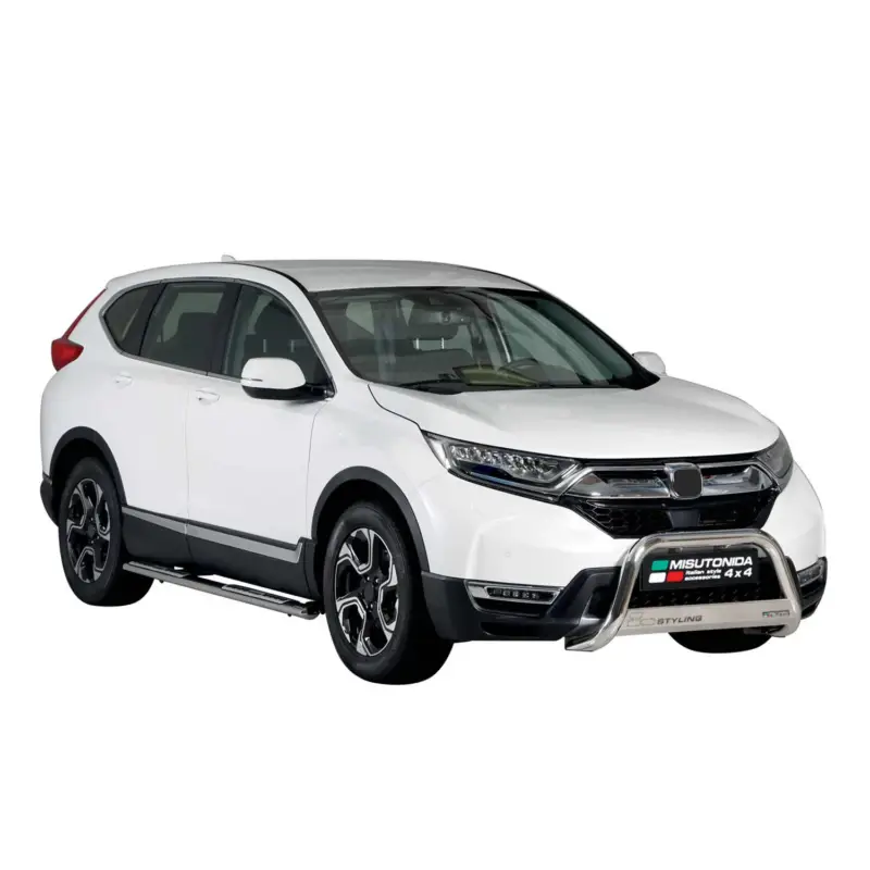 Neu Stahl Seitenschweller Schwellerrohre für Honda CR-V Hybrid 2019-2020 Silber