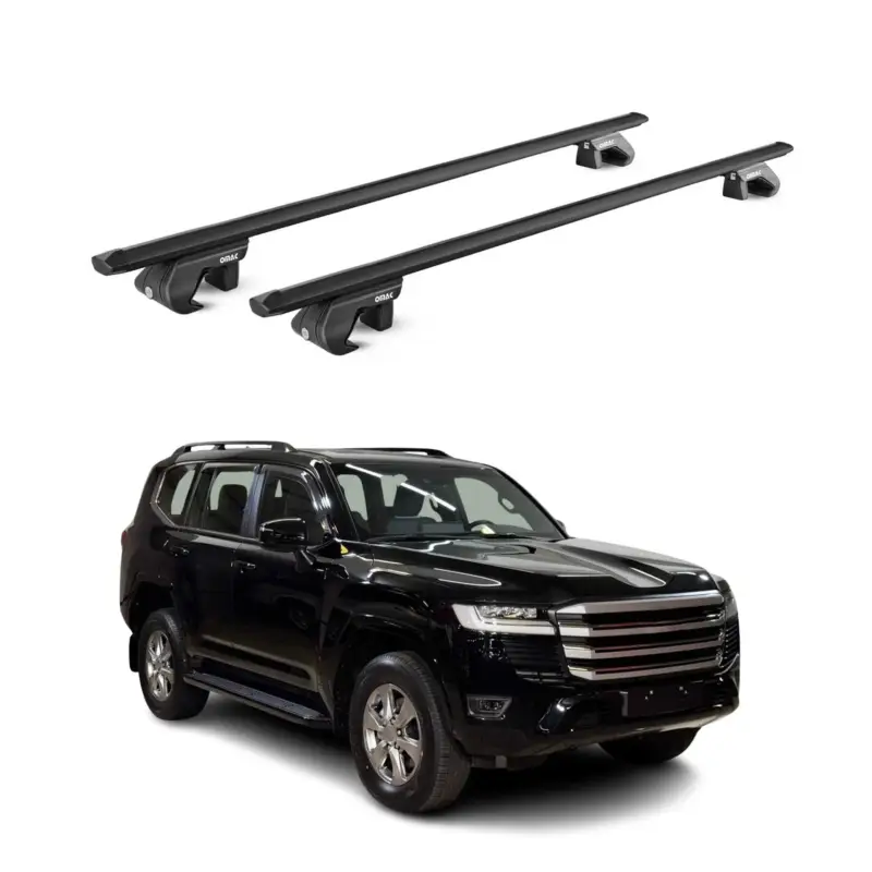 Expressversand Dachträger Grundtäger für Toyota Land Cruiser J250 2024-26 90kg Alu ABE Schwarz