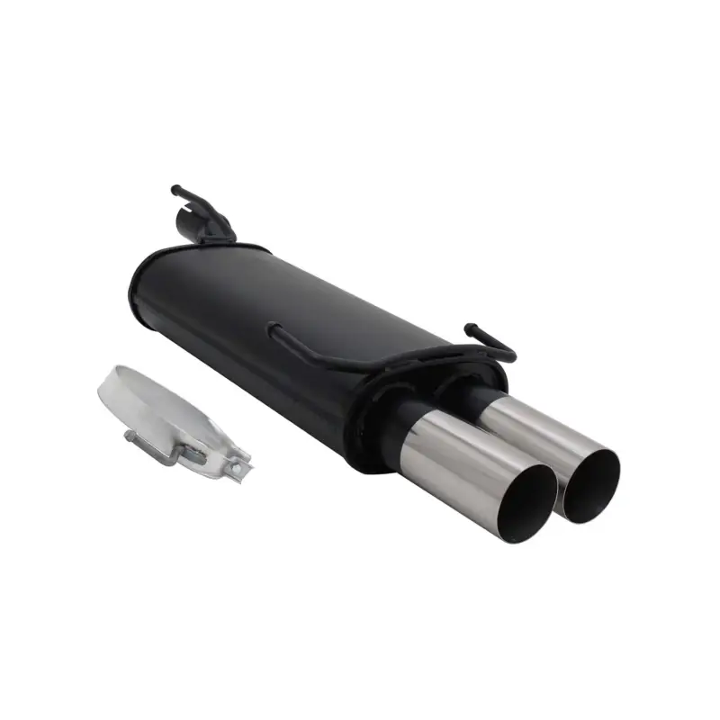 Novus Sportauspuff für Opel Astra F / Opel Kadett E 2x76mm RL-Design mit ABE Neuheit