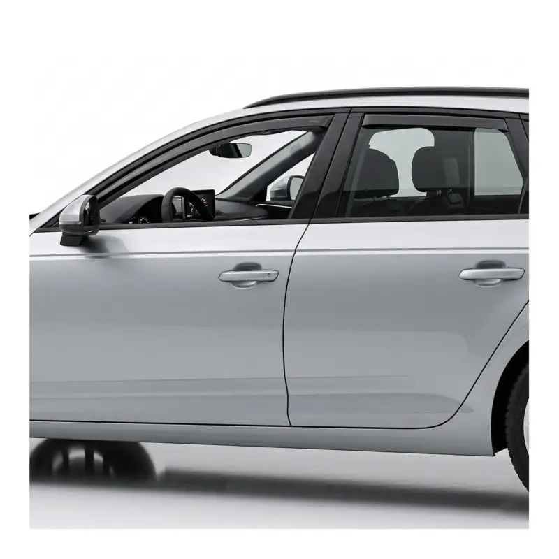 Windabweiser Regenabweiser für Audi A4 Allroad B9 2016-24 Kunststoff Schwarz 4x Neue Kollektion