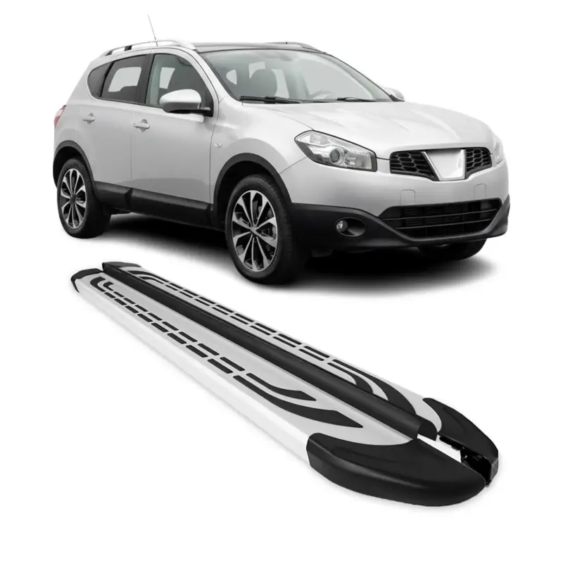 Alu Trittbretter Seitenschweller Seitenbretter für Nissan Qashqai J10 2006-2014 Günstig