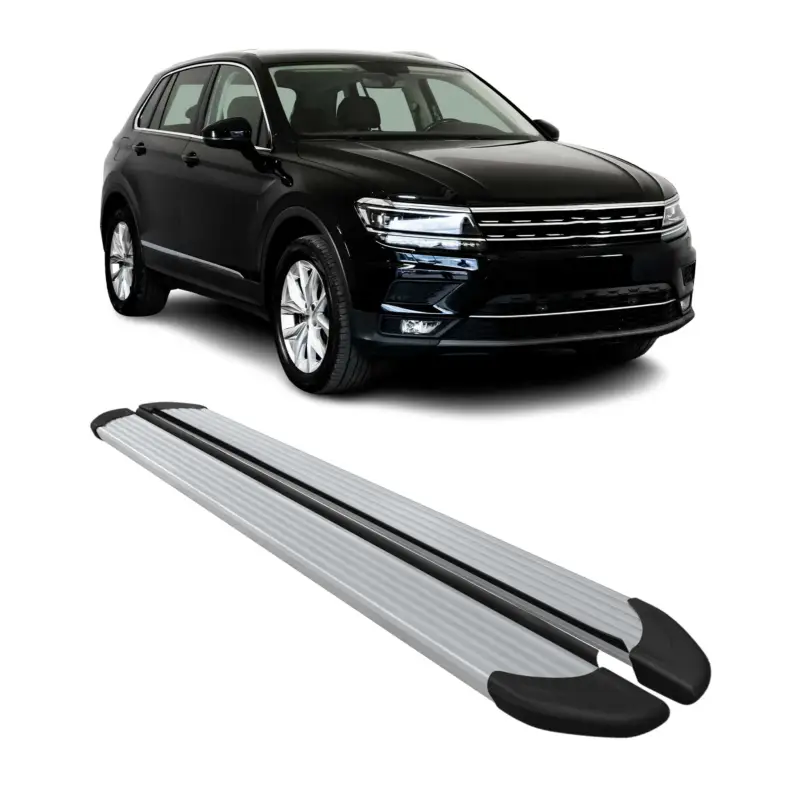 Alu Seitenschweller Trittbretter Schweller für VW Tiguan mk2 2016-2024 Silber Direktkauf