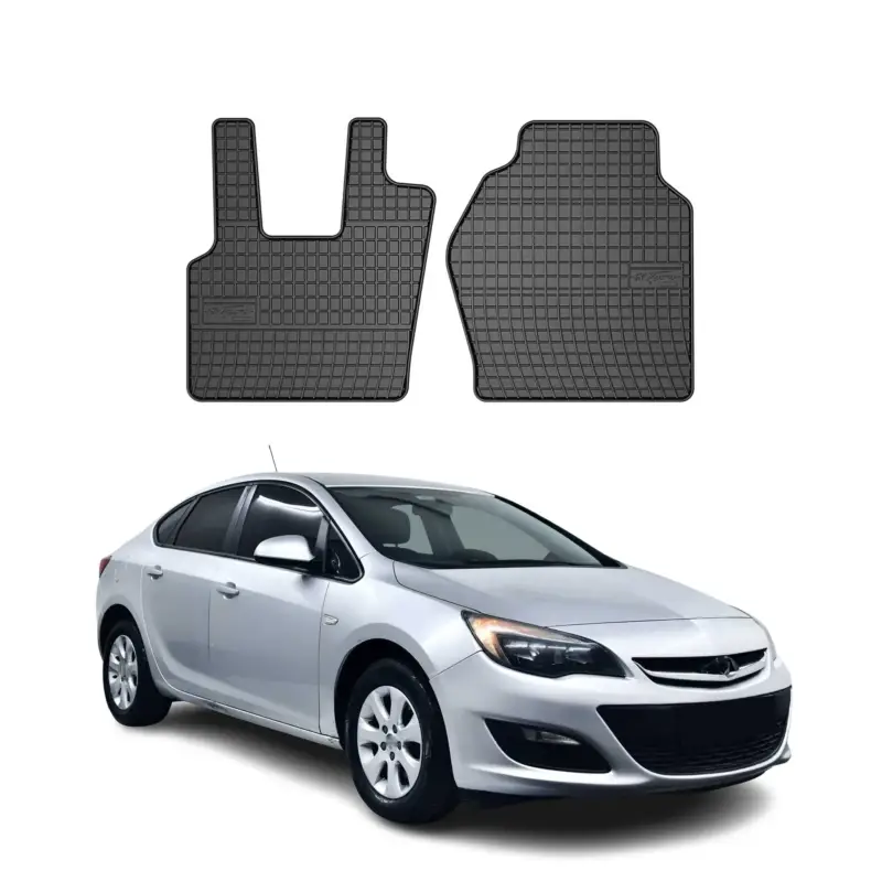 Billig OMAC Gummimatten Fußmatten für Opel Astra K 2015-2021 RHD TPE Matten Schwarz 4x