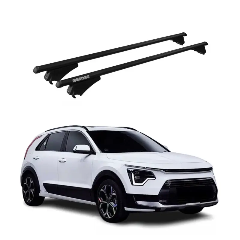 Top-Preis Menabo Dachträger Grundtäger für Kia Niro II 2022-2026 75kg Aluminium Schwarz 2x