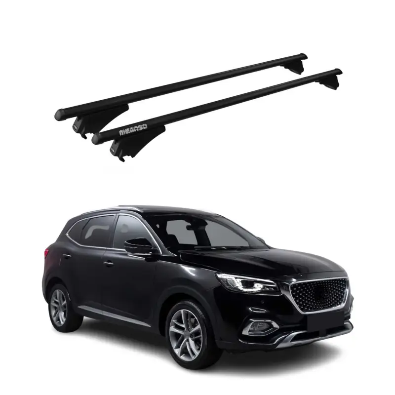 Menabo Dachträger Grundtäger für MG HS 2018-2026 75kg Aluminium Schwarz 2 tlg Sichere Zahlung