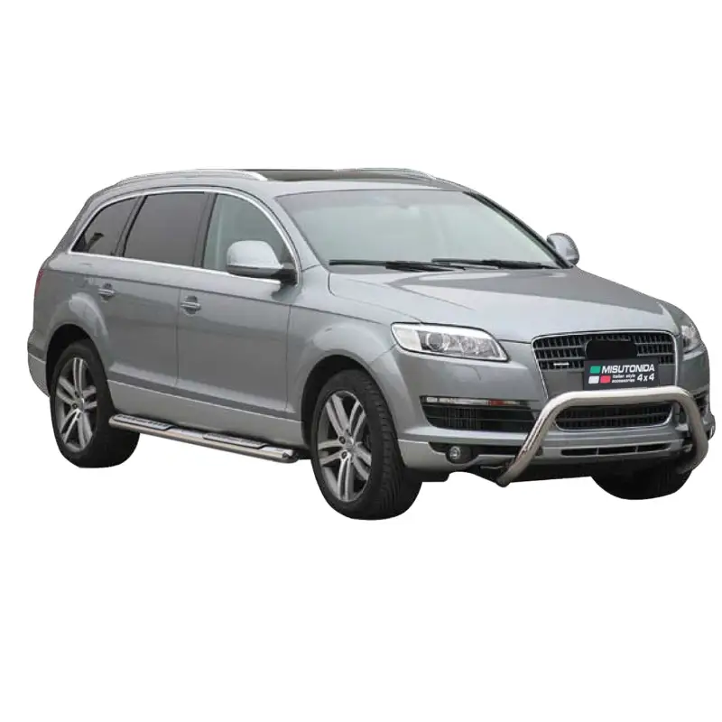 Edelstahl Seitenschweller Schwellerrohre für Audi Q7 2006-2015 Edelstahl Silber Neu Im Sortiment