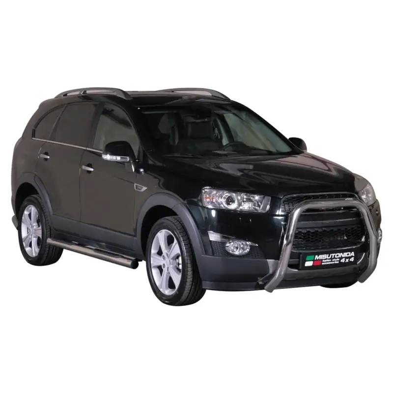 Günstig Frontbügel Frontschutzbügel für Chevrolet Captiva 2011-2016 ø76mm Stahl Silber