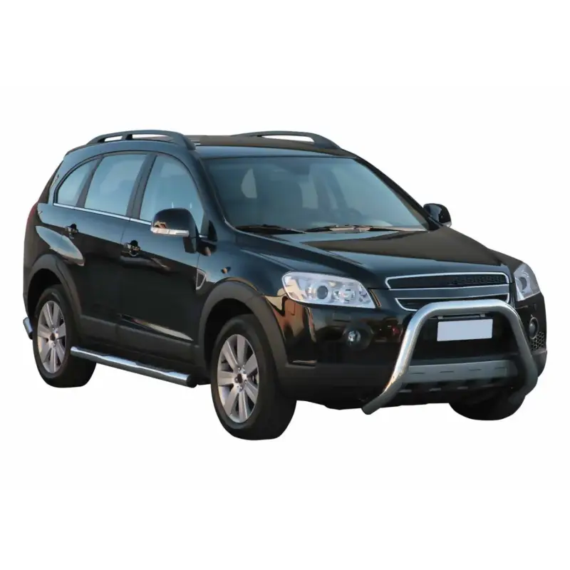 Super-Preis Frontbügel Frontschutzbügel für Chevrolet Captiva 2006-2010 ø76mm Stahl Silber