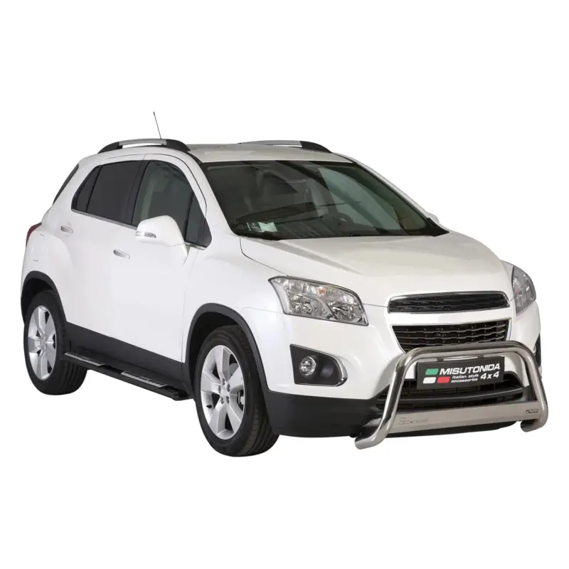 Echt Edelstahl Seitenschweller Schwellerrohre für Chevrolet Trax 2013-2016 Schwarz