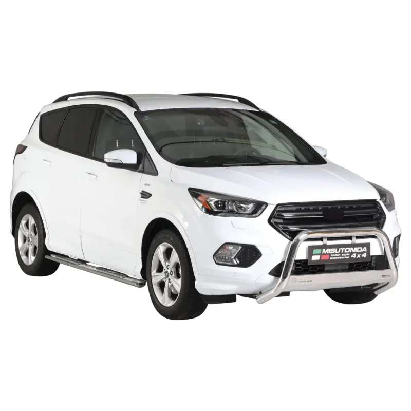 Edelstahl Seitenschweller Schwellerrohre für Ford Kuga II 2017-2019 FL Silber Preis Gesenkt