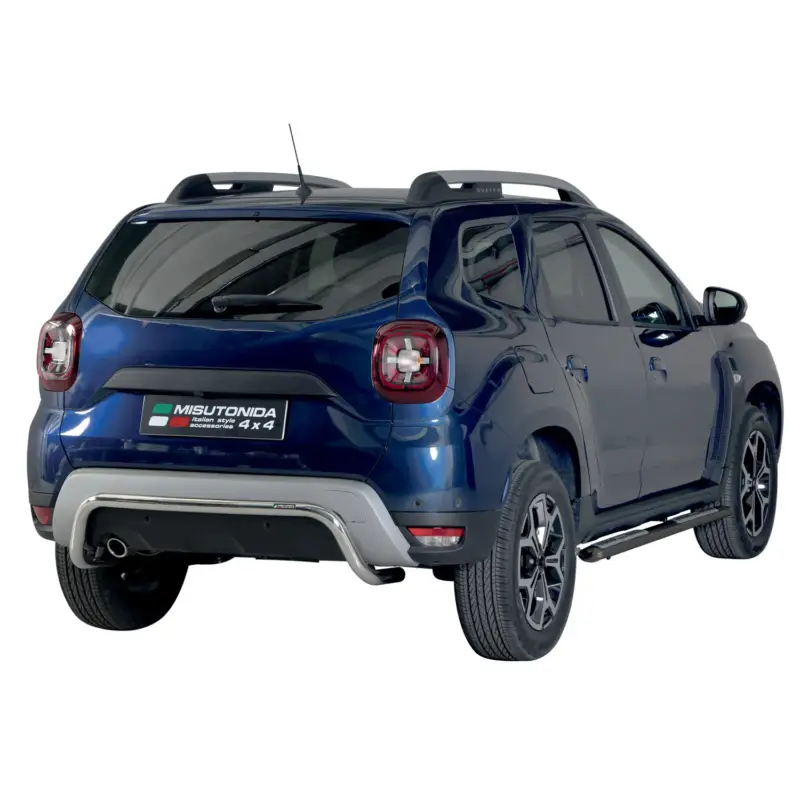 Expressversand Edelstahl Seitenschweller Schwellerrohre für Dacia Duster 2018-2020 Schwarz