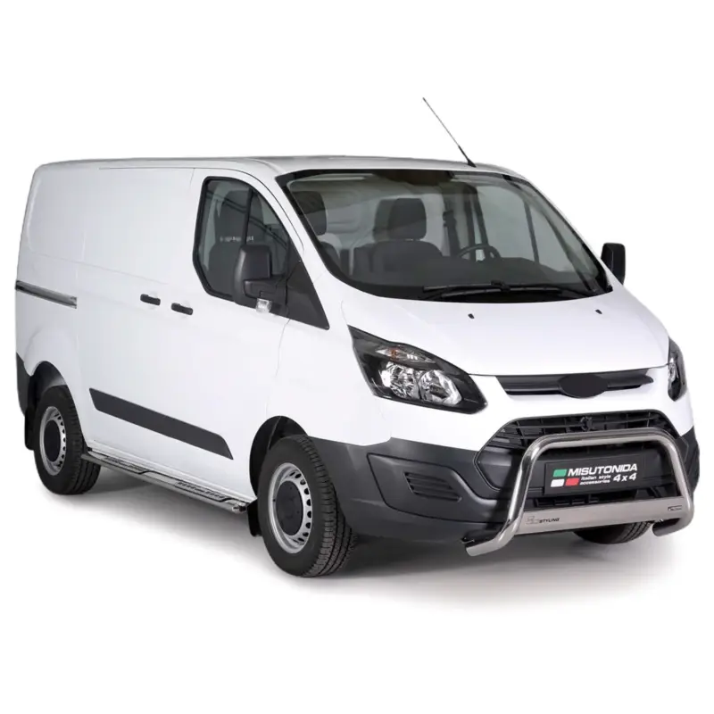 Neu Stahl Seitenschweller Schwellerrohre für Ford Transit Custom L1 2013-2017 Grau