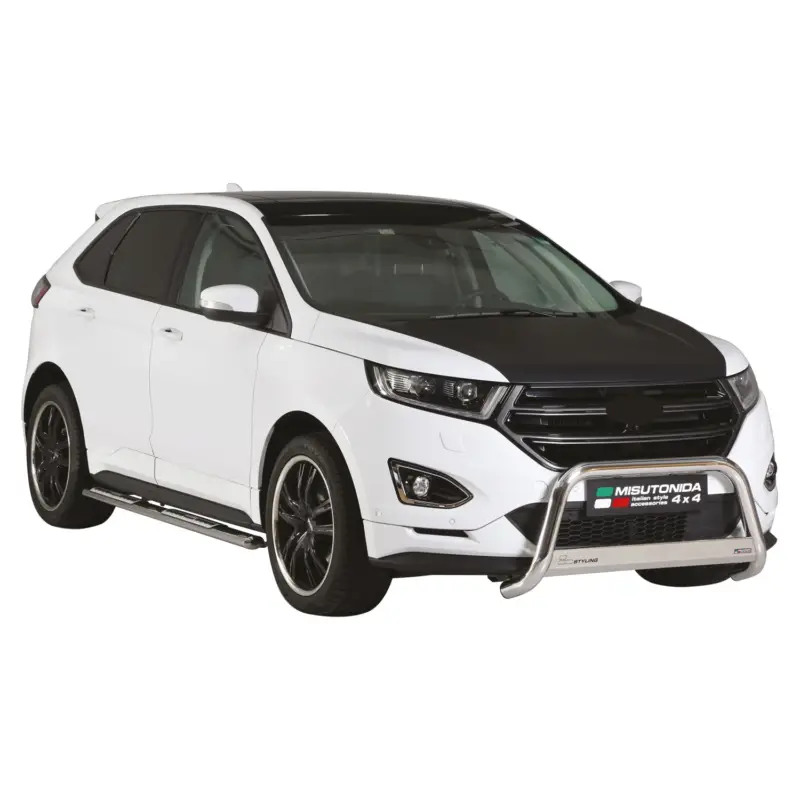 Edelstahl Seitenschweller Schwellerrohre für Ford Edge 2015-2018 Silber Preisknaller