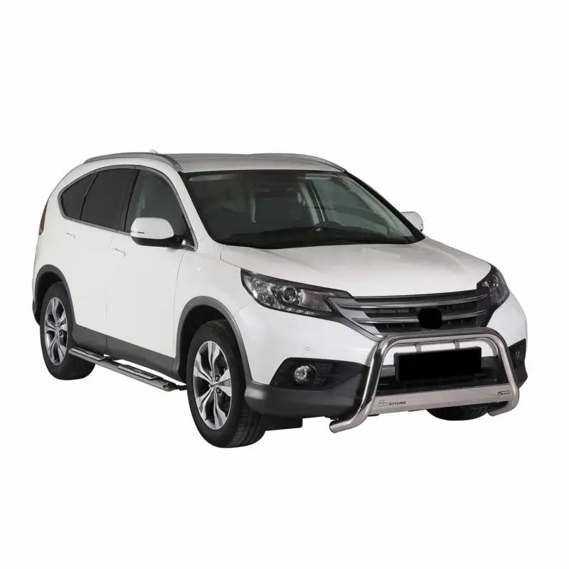 Edelstahl Seitenschweller Schwellerrohre für Honda CR-V 2012-2015 Silber Sofort Bestellen