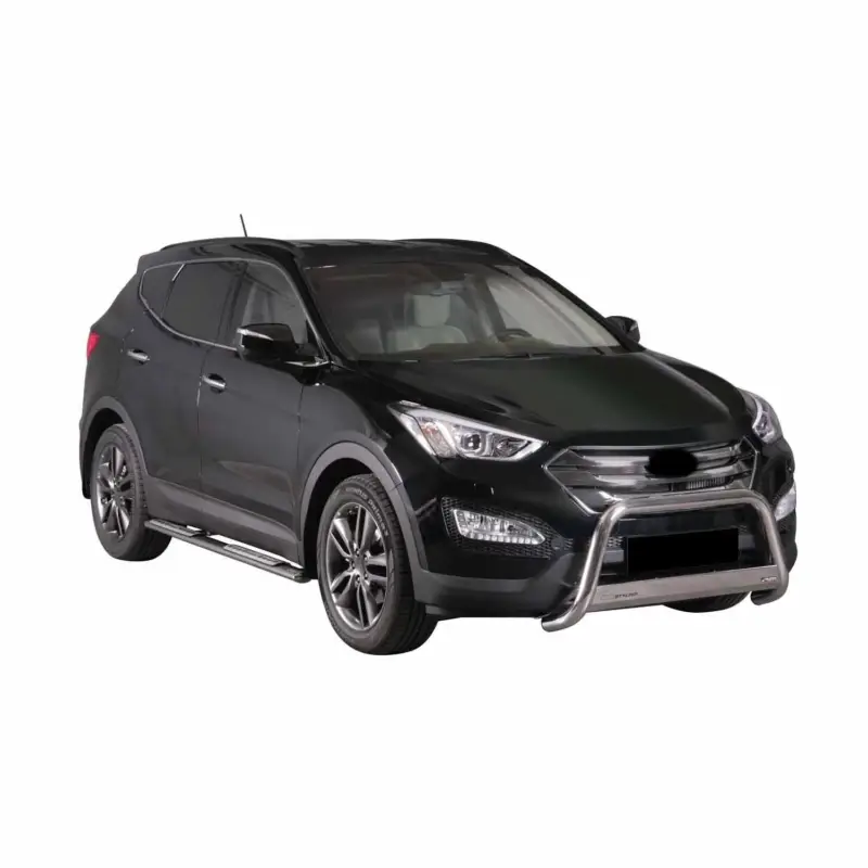 Edelstahl Seitenschweller Schwellerrohre für Hyundai Santa Fe 2012-2015 Silber Saisonangebot