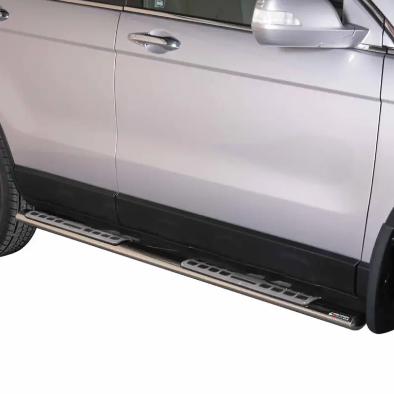 Online Kaufen Edelstahl Seitenschweller Schwellerrohre für Honda CR-V 2010-2012 Silber