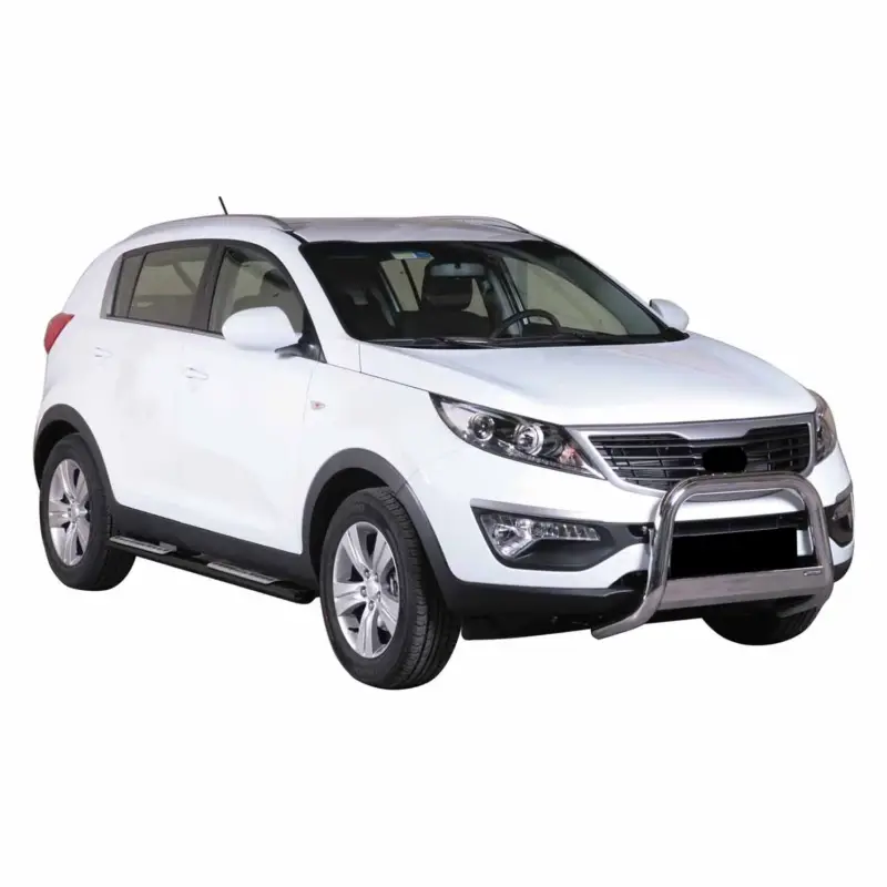 Edelstahl Seitenschweller Schwellerrohre für Kia Sportage 2010-2015 Schwarz Solange Der Vorrat Reicht