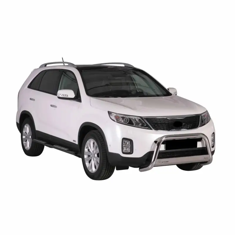 Edelstahl Seitenschweller Schwellerrohre für Kia Sorento 2012-2014 Schwarz Geprüft