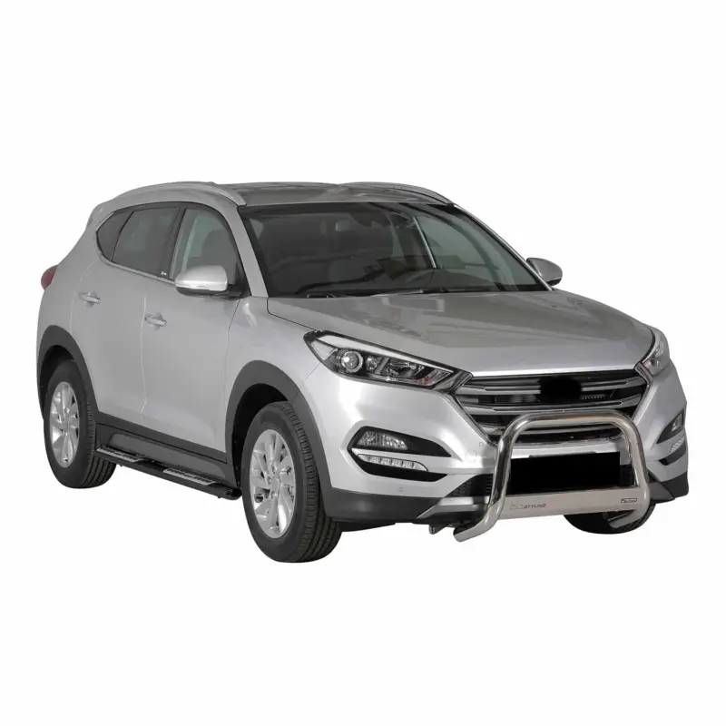 Edelstahl Seitenschweller Schwellerrohre für Hyundai Tucson 2015-2018 Schwarz Super-Preis