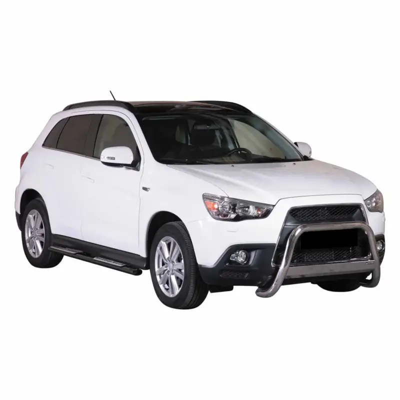 Edelstahl Seitenschweller Schwellerrohre für Mitsubishi ASX 2010-2012 Schwarz Neue Kollektion