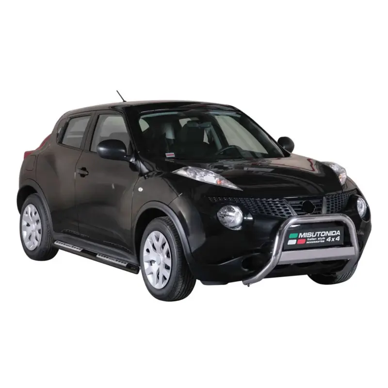 Top-Angebot Edelstahl Seitenschweller Schwellerrohre für Nissan Juke 2010-2019 Schwarz