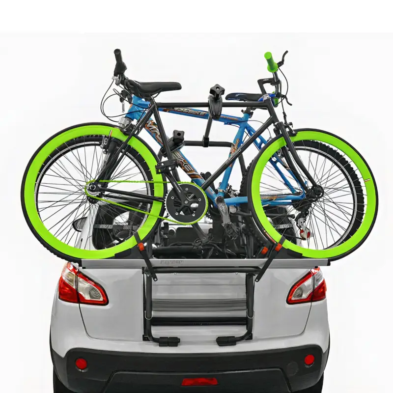 Highlight Menabo Fahrradträger 2 Fahrräder für Subaru XV 2011-2026 Silber Schwarz Alu