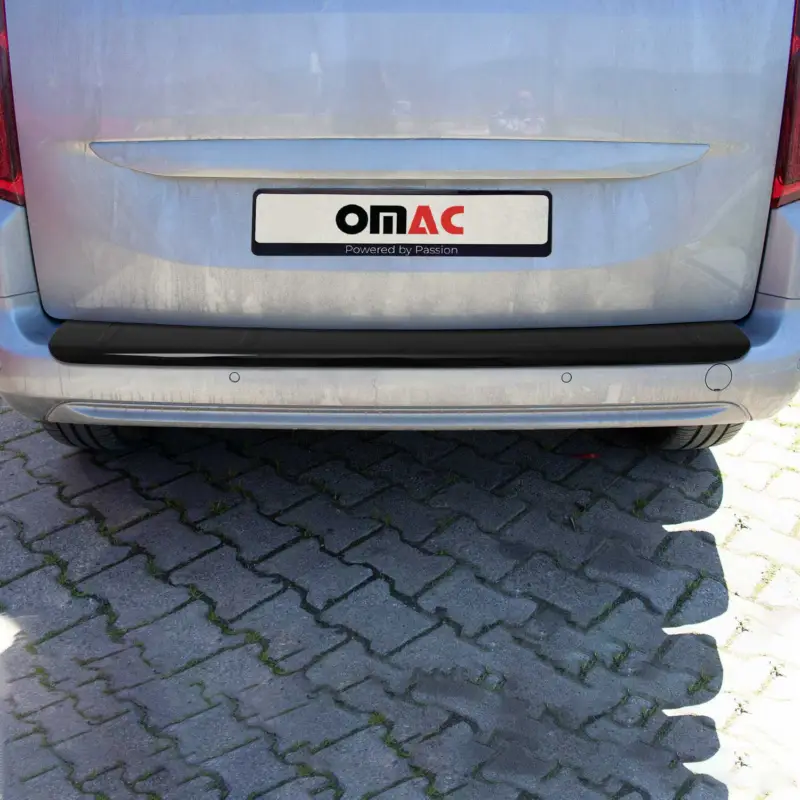 Zertifiziert Ladekantenschutz Stoßstange für Opel Combo E Cargo 2019-2026 Acryl glänz schwarz