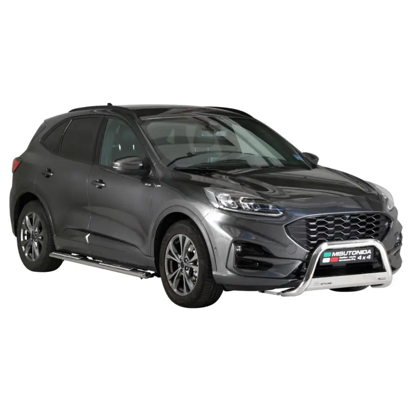 Edelstahl Seitenschweller Schwellerrohre für Ford Kuga III 2019-2026 Silber Kracherpreis