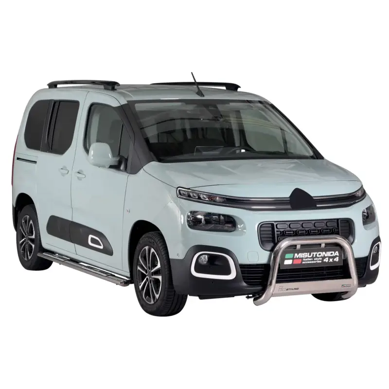 Edelstahl Seitenschweller Schwellerrohre für Citroen Berlingo 2018-2026 Silber Direktkauf