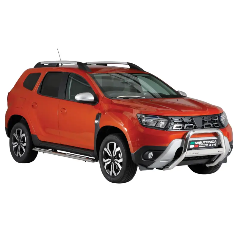 Frontbügel Frontschutzbügel für Dacia Duster 2021-2026 ø63mm Stahl Silber Schutz Begrenztes Angebot